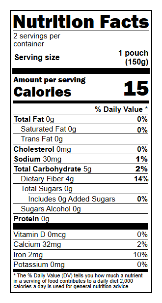 1000574 Nutrition Facts