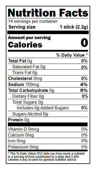 1000880 Nutrition Facts