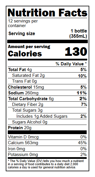 1001148 Nutrition Facts