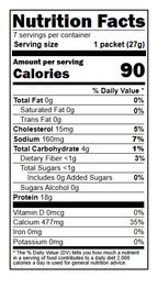 Ideal Protein Vanilla Pudding Mix Nutrition Facts - 15g Protein Gluten Free Kosher