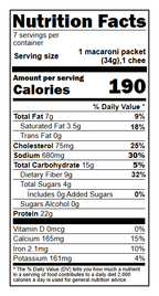 Ideal Protein Mac and Cheese Nutrition Facts - 15g Protein Per Serving