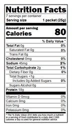 Ideal Protein Berry Pomegranate Drink Mix Nutrition Facts - 15g Protein