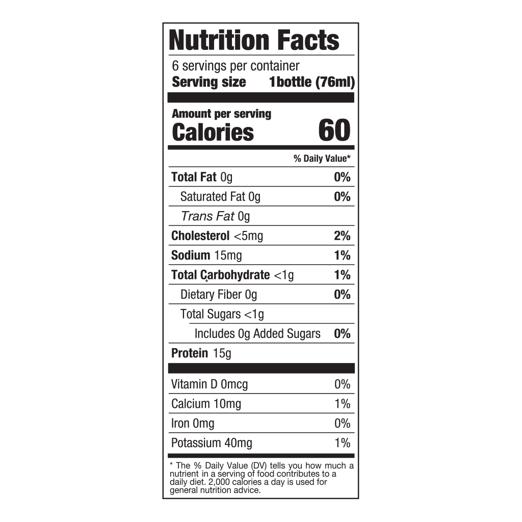 US03160 Nutrition Facts
