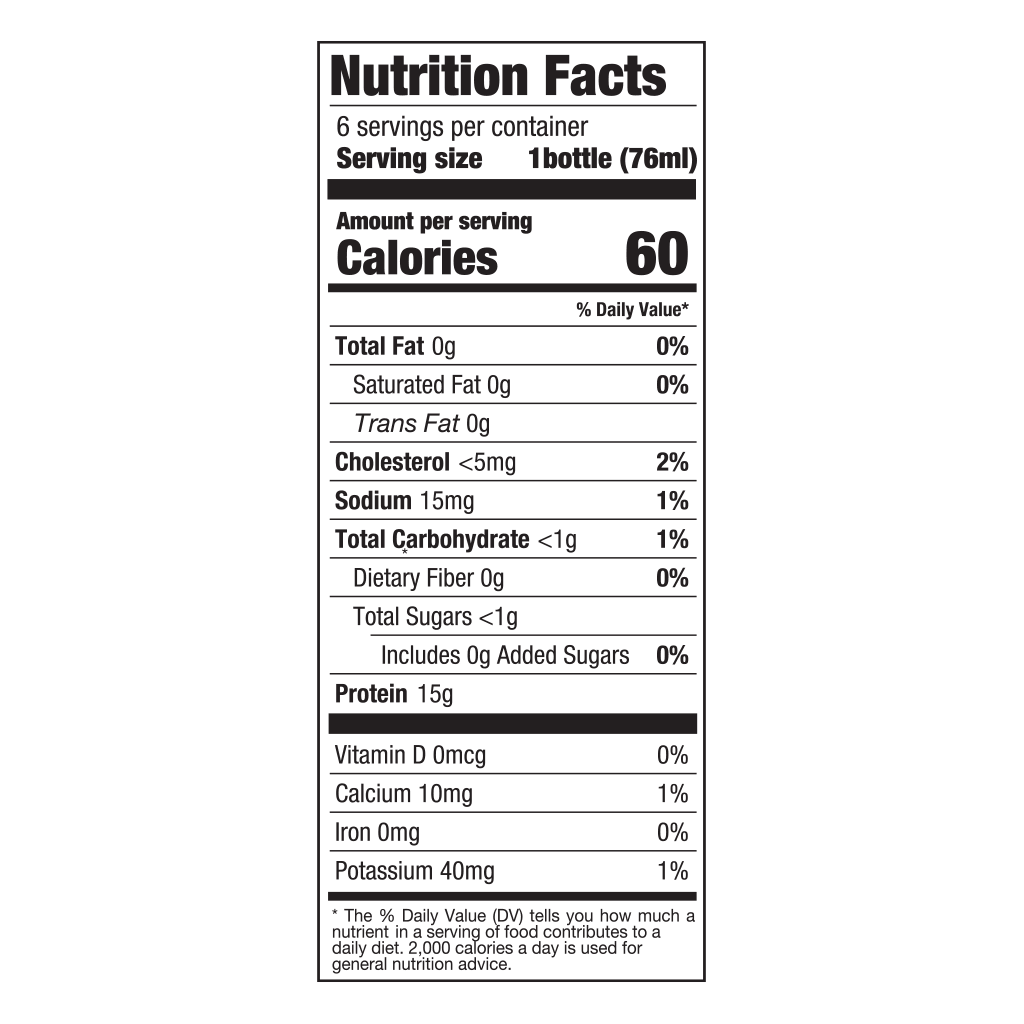 US03162 Nutrition Facts
