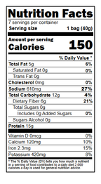 Ideal Protein Sea Salt Vinegar Crisps Nutrition Facts - 15g Protein Per Serving