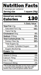 Ideal Protein Lemon Crispy Square Nutrition Facts - 15g Protein Gluten Free Kosher