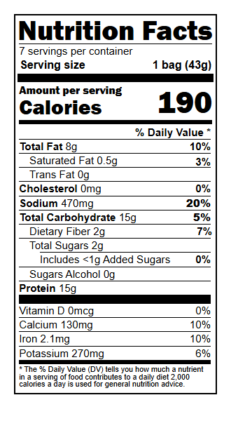 US04215 Nutrition Facts