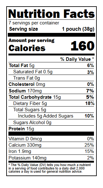 US04315 Nutrition Facts