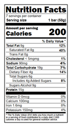 Ideal Protein Chocolate Coconut Bars Nutrition Facts - 15g Protein Per Serving