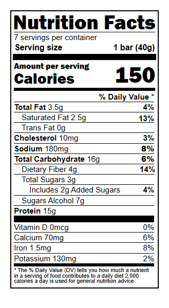 US05225 Nutrition Facts