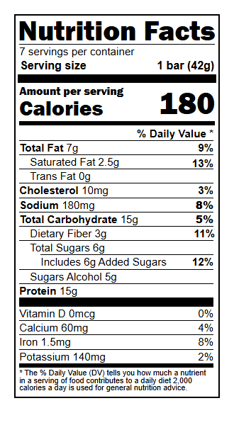 US05240 Nutrition Facts
