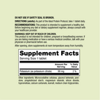 Ideal Protein Potassium Supplement Facts - Electrolyte Support for Ketosis Diet