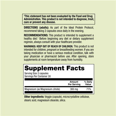 US10445 Nutrition Facts
