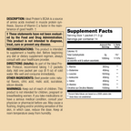 Ideal Protein BCAA Fruit Punch Powder Nutrition Facts - Amino Acid Supplement